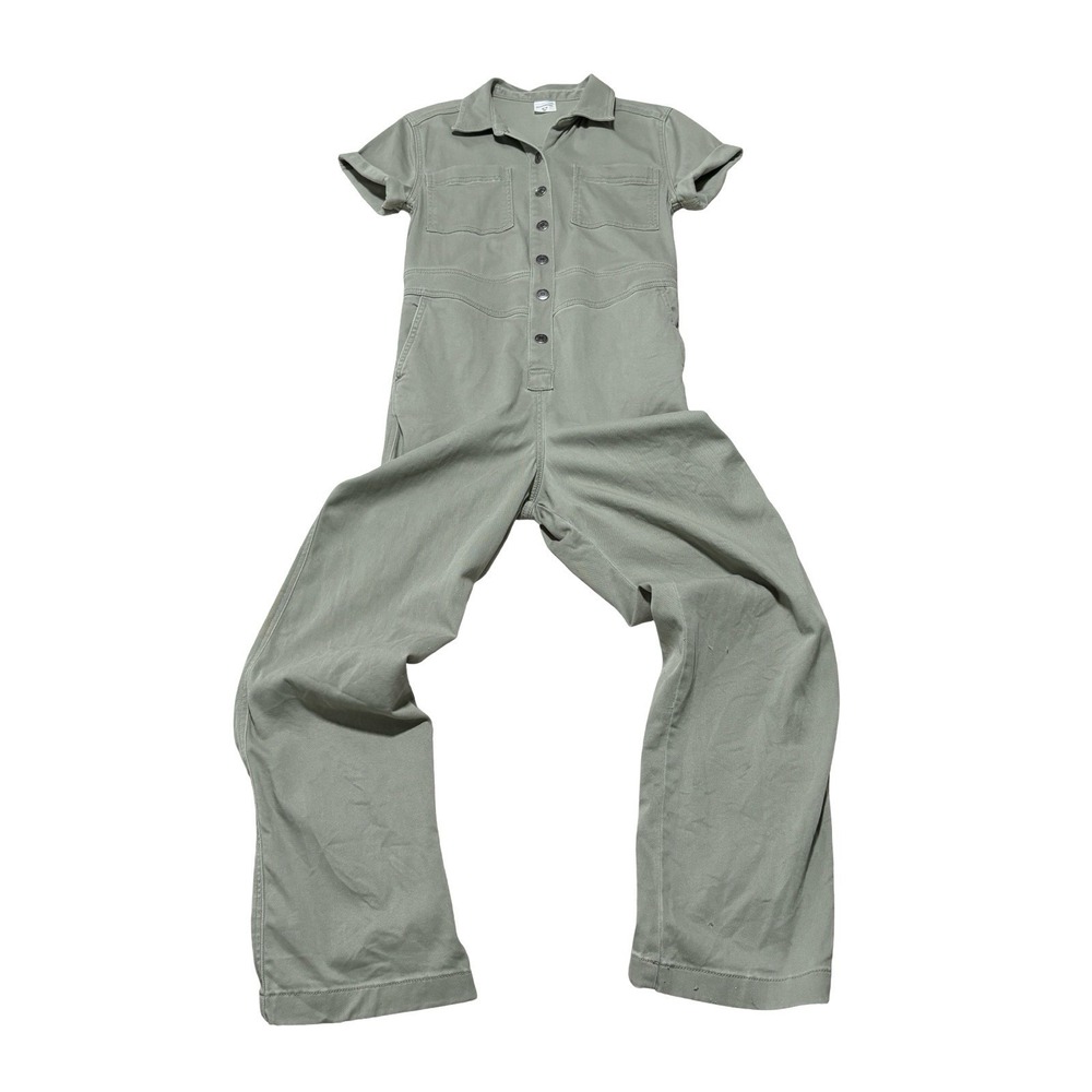 Abercrombie & Fitch Youth Girls Short Sleeve Jumpsuit Green Size 13/14